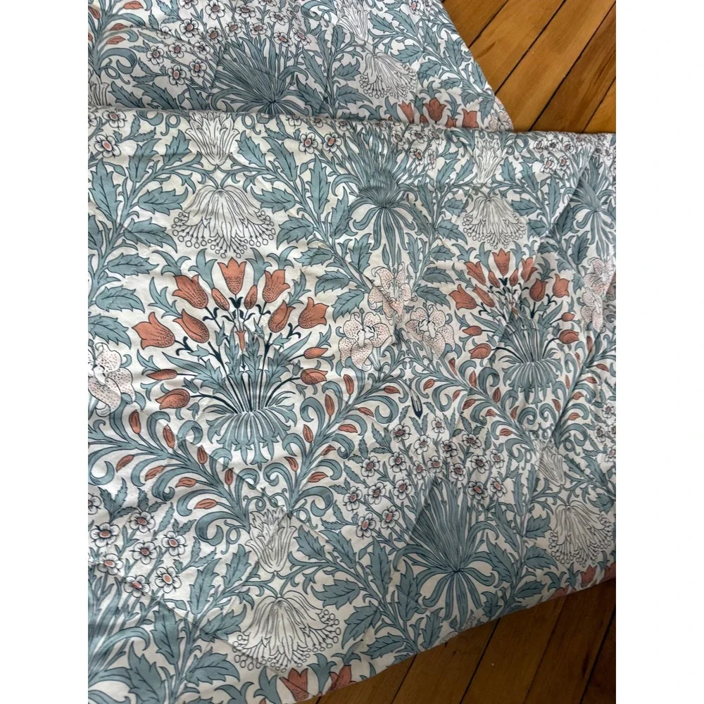 William Morris at home blue floral print‎ king size pillow cases